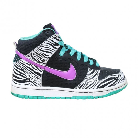 Nike Wmns Dunk High 6.0 Premium 'Liquid City Liberty Zebra Sky' | White | Women's Size 6 - 454054-051