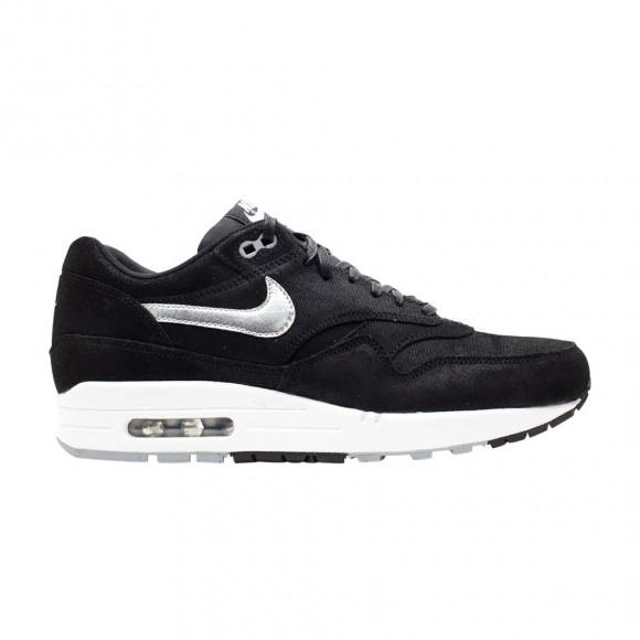 Nike Wmns Air Max 1 Premium 'Black Metallic Silver' | Women's Size 11 - 454746-002
