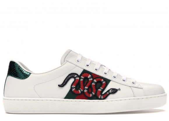 Gucci Ace Embroidered Snake - 456230-A38G0-9064