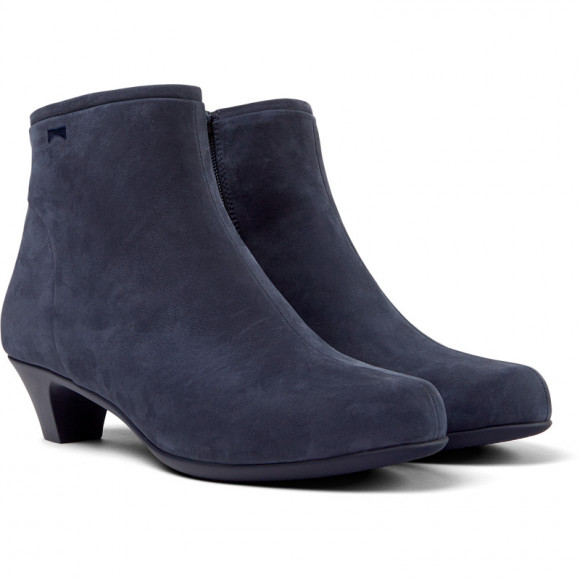 Camper Helena - Ankle Boots For Women - Blue, Suede - 46232