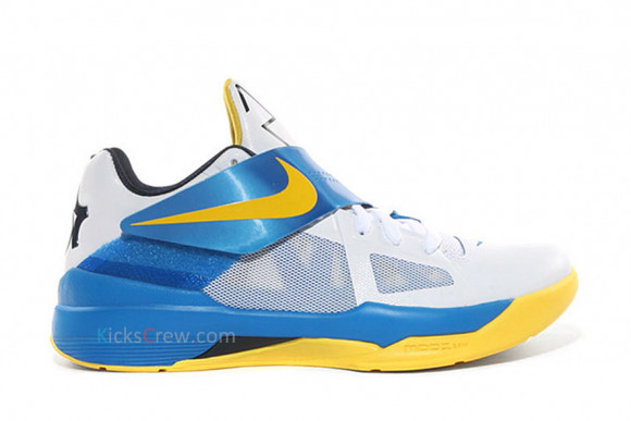 Nike Zoom KD IV White Yellow Navy 473679-102 - 473679-102