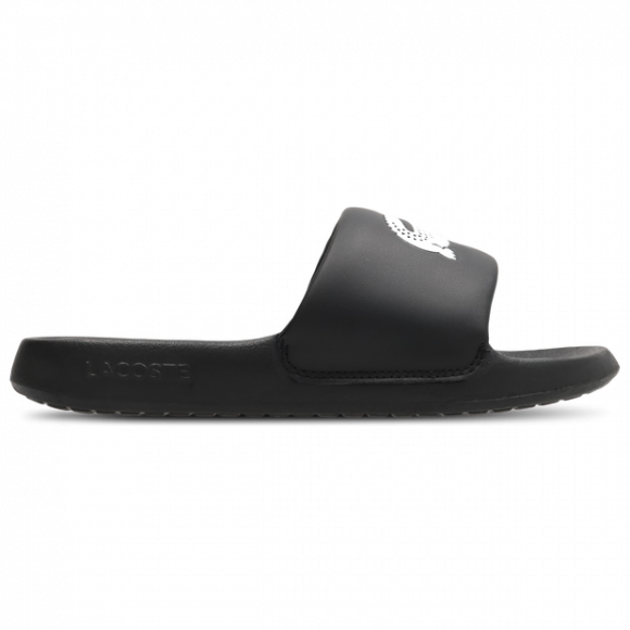 Lacoste Serve Slide 1 Kid's Flip-Flops and Sandals - Black - Size 4 - Plastic/Polycarbonate - 47CUJ0002_312