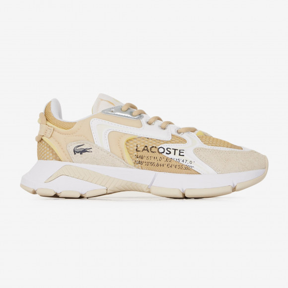 Lacoste L003 Neo, Trendy Sneakers, Dames, light tan/white, maat: 37, beschikbare maaten:36,37,37.5,38,39,40,40.5,41,39.5 - 47SFA0093-LT3