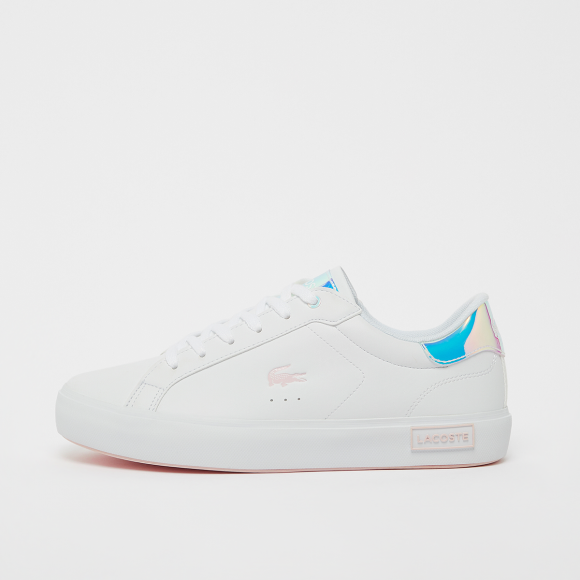 Lacoste Powercourt 124 1 Suj, Fashion sneakers, Femme, white/light pink, Taille: 35, tailles disponibles:35,36,37,38,39 - 47SUJ0013_1Y9