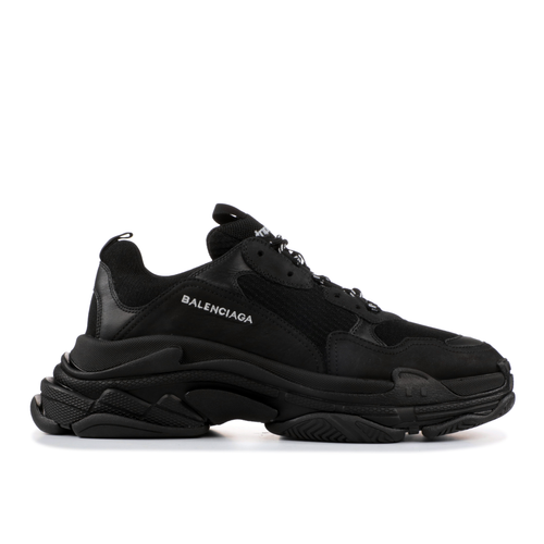all black balenciaga triple s