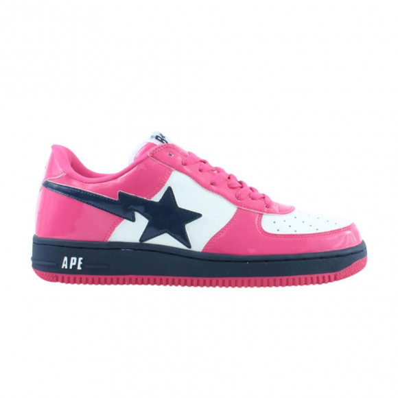 Bapesta FS-001 Low 'Hot Pink Navy' | White | Men's Size 4 - 486