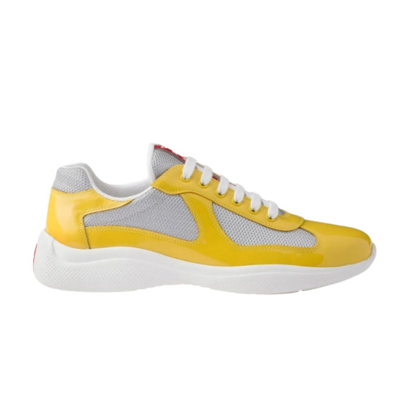 Prada America's Cup Sneakers 'Sunny Yellow Silver' | Men's Size 11 - 4E3400-ASZ-F0FNU