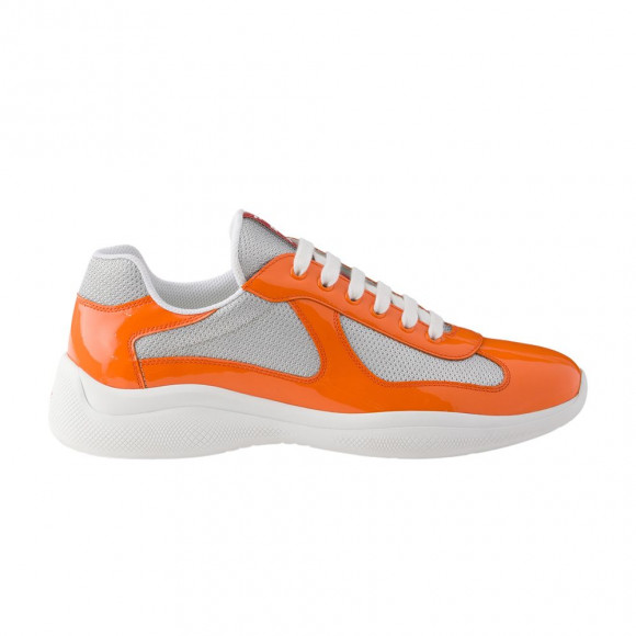 Prada America's Cup 'Patent Papaya Silver' | Orange | Men's Size 5 - 4E3400-ASZ-F0JQL