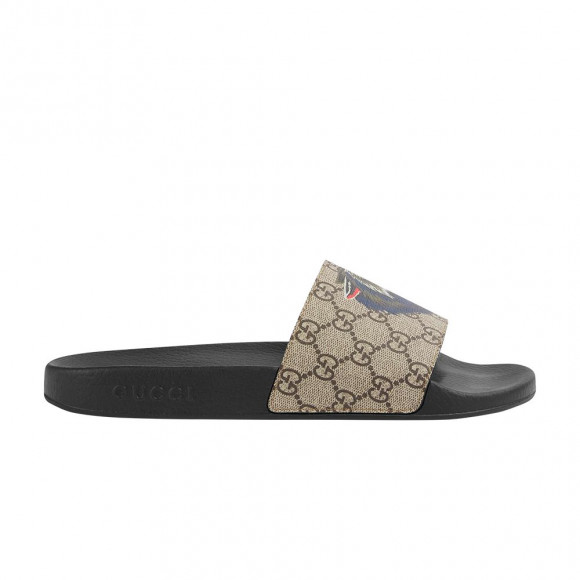 Gucci GG Supreme Slide 'Wolf' | Grey | Men's Size 10 - 500879-9KI00-8919
