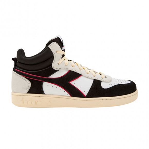 Diadora Magic Basket Demi Cut 'Black White Dark Red' | Men's Size 6.5 - 501-178563-C1406