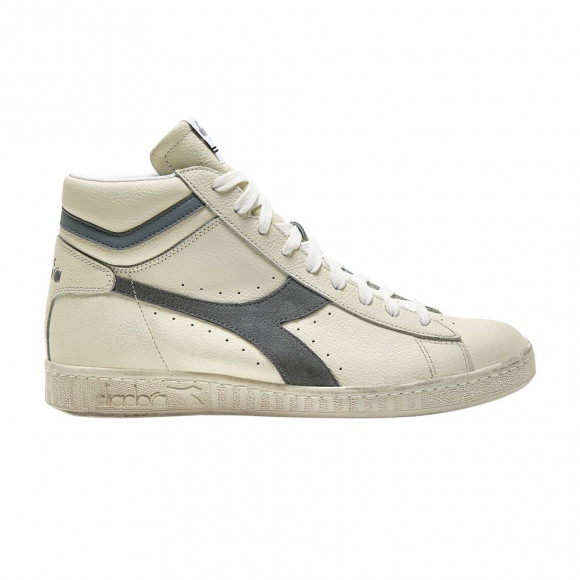 Diadora Game L High Waxed Suede Pop 'White Ultimate Grey' | Cream | Men's Size 12 - 501-180187-D0416