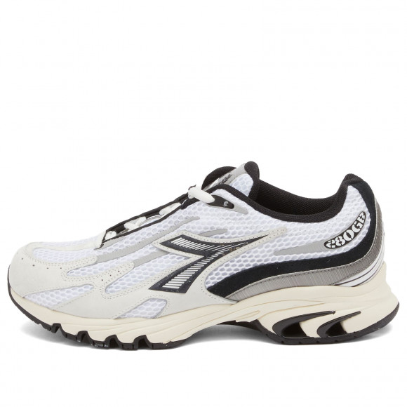 Diadora Mythos Propulsion 280 Mascotte Sneaker in Optical White/Black - 501-180417-C0013