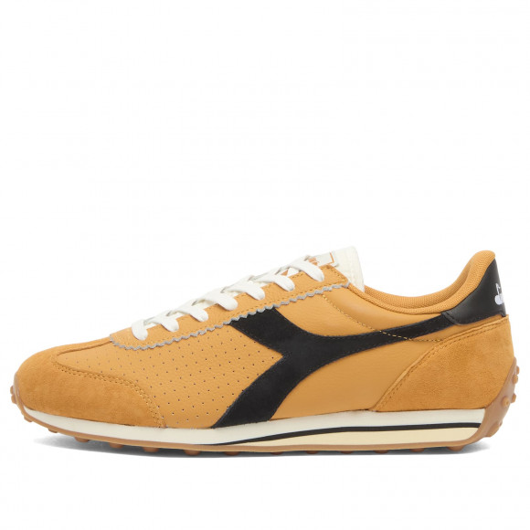 Diadora Men's Rally Punched Sneaker in Orange Mustard - 501-182821-40002
