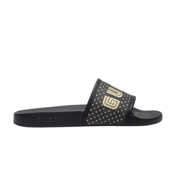 Gucci Guccy Slide | Black | Men's Size 9 - 5199829QR10-1085