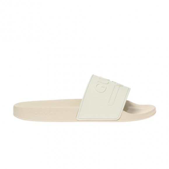 Gucci Logo Slide 'Cream' | Men's Size 8 - 522887-JCZ00-9018
