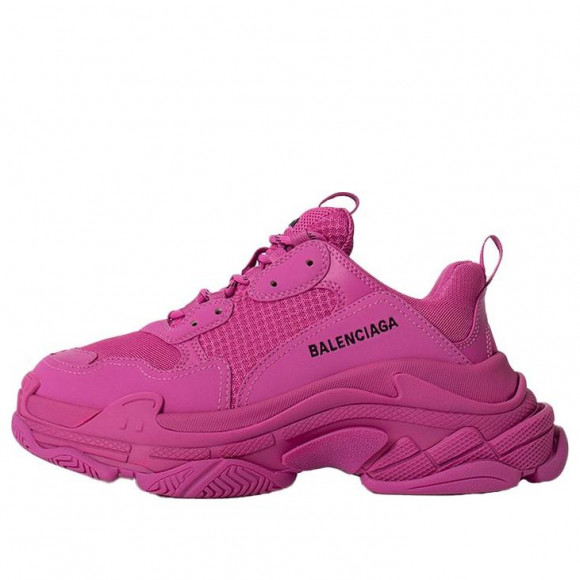 Balenciaga Womens WMNS Triple S Sneakers Pink Chunky Shoes 524039W2FW15542 - 524039W2FW15542