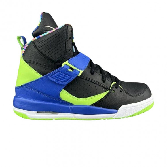 Air Jordan Jordan Flight 45 High GS 'Black Royal Lime' | Kid's Size 6 - 524865-029