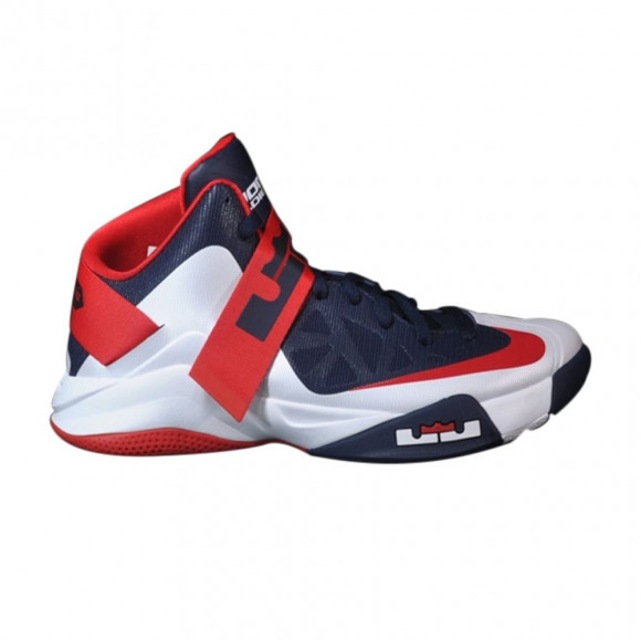 Nike LeBron Zoom Soldier 6 'USA' | White | Men's Size 9 - 525015-101