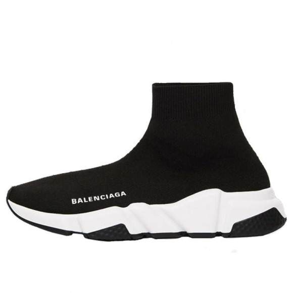 Balenciaga Speed Sneaker Black and White Marathon Running Shoes/Sneakers 530349W05G91000 - 530349W05G91000