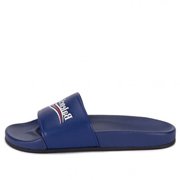Balenciaga Pool Sandal Political Sandals Blue - 530562WAM004045