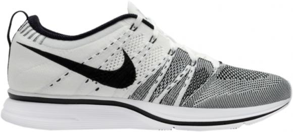 software colección sexo Nike Flyknit Trainer White Black (2012) - 532984-100