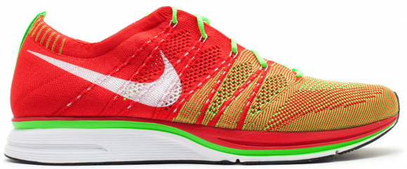 nike flyknit trainer electric green
