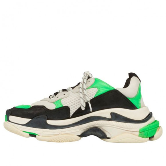 Balenciaga Triple S Sneaker 'White Green Fluo' - 536737W09O69063