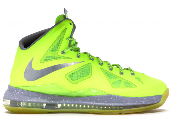 Nike LeBron 10 Volt Wolf Grey 541100 - 541100 - 700 - - nike air pippen 10 size 6.5 jeans black friday