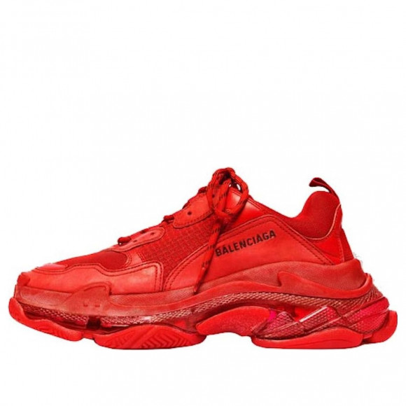Balenciaga Triple S Clear Sole Sneaker 'Red' 2019 - 541624W09O16500
