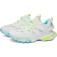 Balenciaga Men's Track Sneakers in White/Fluo - 542023-W3AC6-9704
