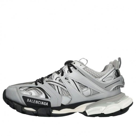 Balenciaga Track Grey/Silver Chunky Sneakers/Shoes 542436W2CD18100 - 542436W2CD18100