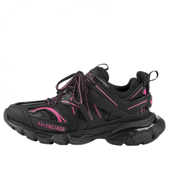 Balenciaga Track Black/Pink Chunky Sneakers/Shoes 542436W3AC21055 - 542436W3AC21055