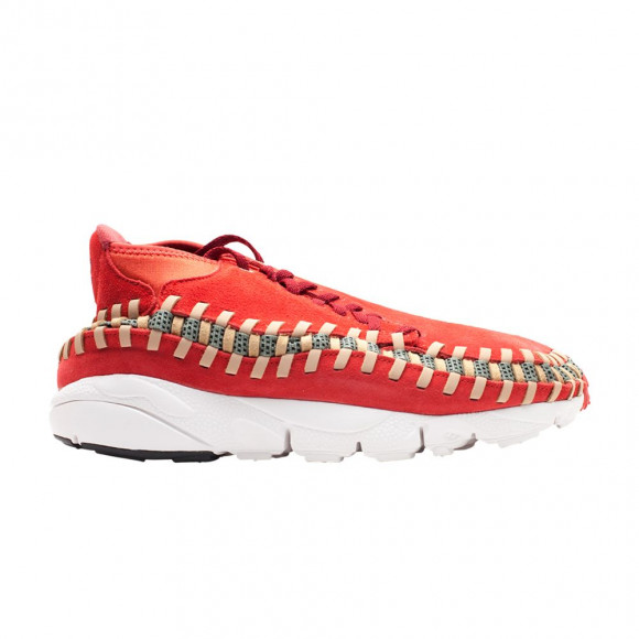 Nike Air Footscape Woven Chuka Knit | Red | Men's Size 10 - 543208-863
