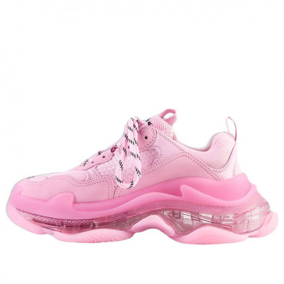 Balenciaga Triple S Clear Sole Pink Chunky Sneakers/Shoes 544351W2GA15760 - 544351W2GA15760