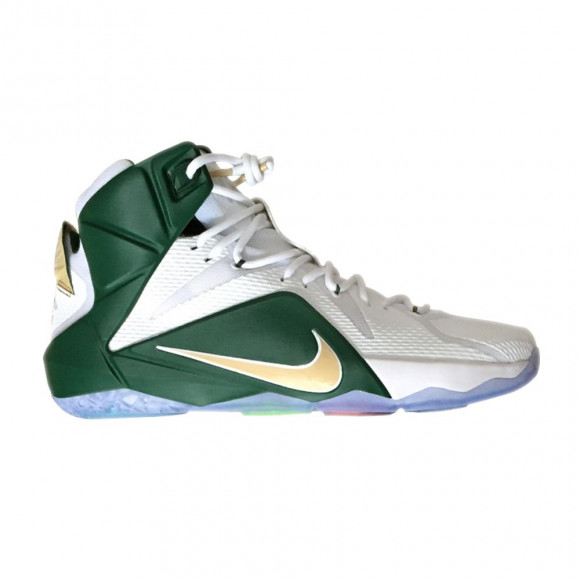 Nike Lebron 12 SVSM Home PE Sample | White | Men's Size 15.5 - 551590