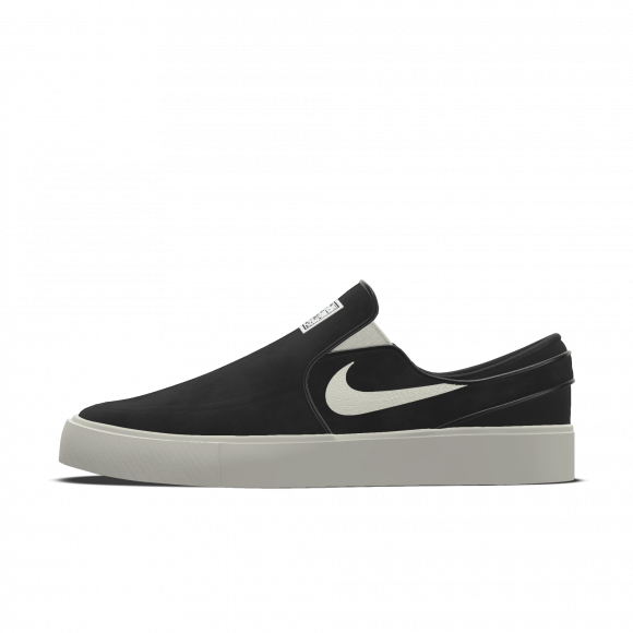 Nike SB Zoom Janoski Slip By You custom skateschoenen voor heren - Zwart - 5516472669
