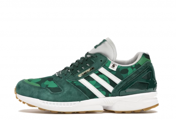 adidas ZX 8000 Metallic Silver Royal Red - 553384