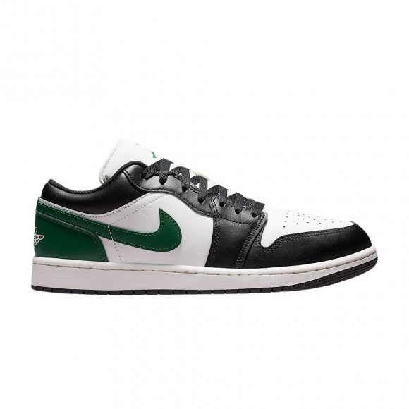 Air Jordan 1 Low 'Black Gorge Green Summit White' | Men's Size 12.5 - 553558-047