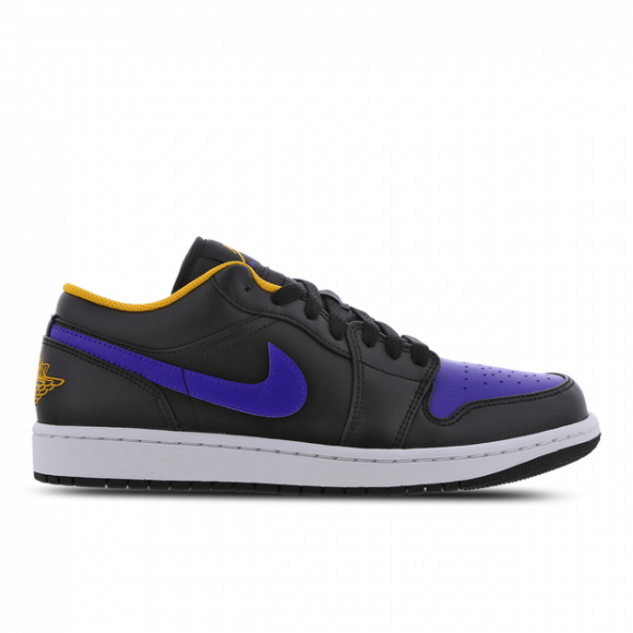 Jordan Air Jordan 1 Low, Black/Dark Concord-Taxi - 553558-075