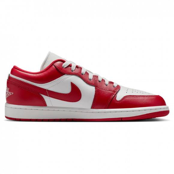 Nike Air Jordan 1 Low Men's Shoes - White - 553558-166