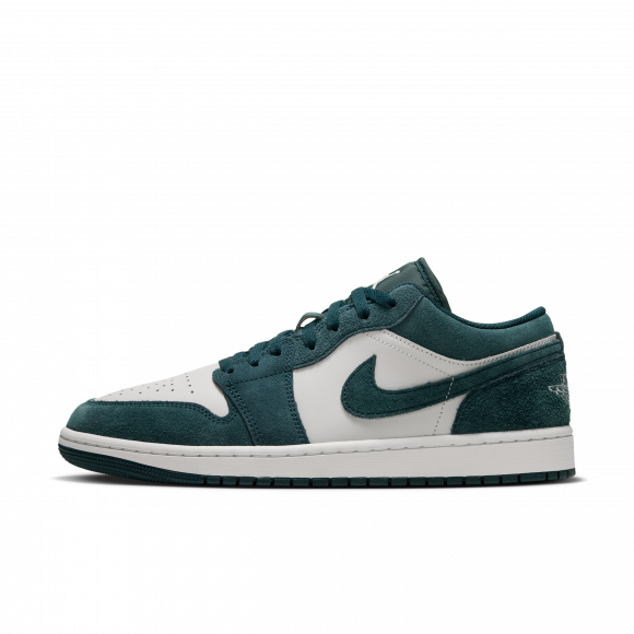Nike Air Jordan 1 Low Men's Shoes - Green - 553558-303