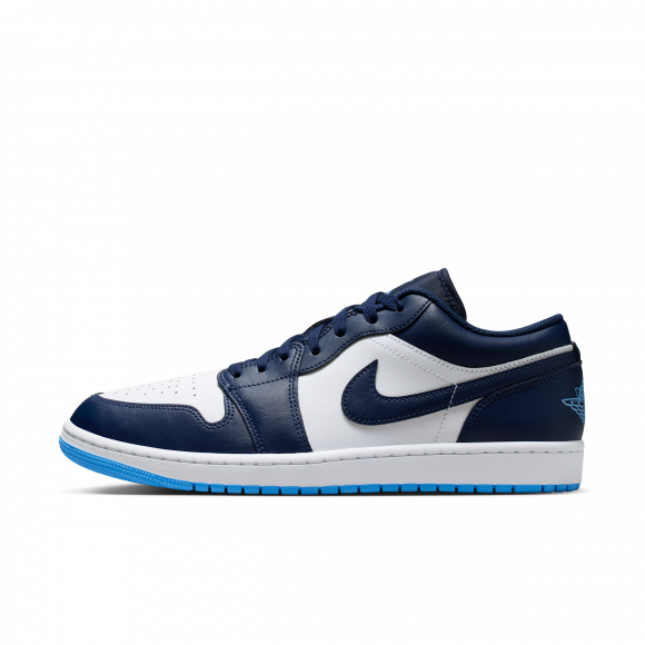 Nike Air Jordan 1 Low Men's Shoes - Blue - 553558-404