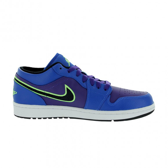 Air Jordan 1 Retro Low 'Game Royal Lime' | Blue | Men's Size 14 - 553558-408