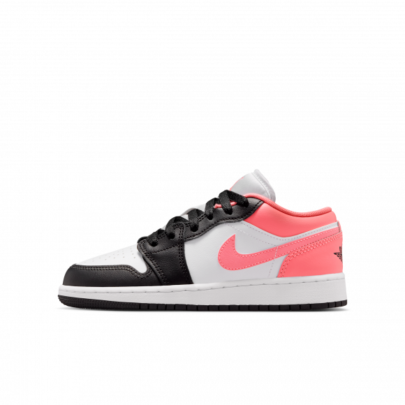 Air Jordan 1 Low-sko til større børn - sort - 553560-025