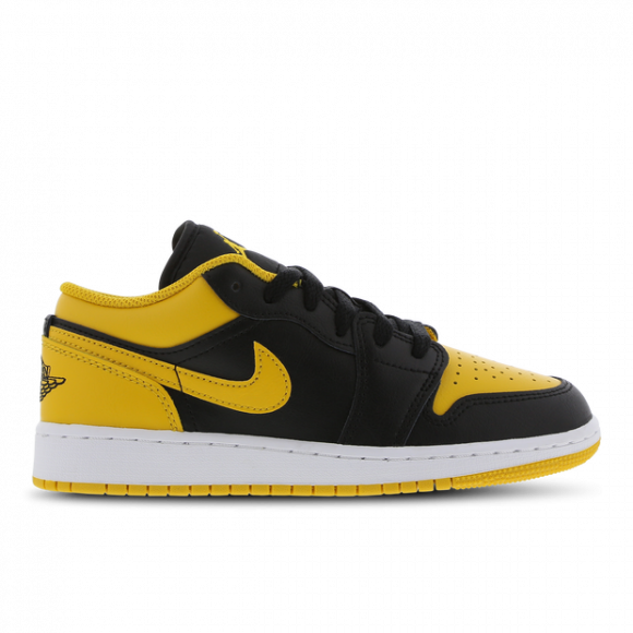 Air Jordan 1 Low (gs), Fashion sneakers, Femme, black/yellow ochre-white - 553560-072
