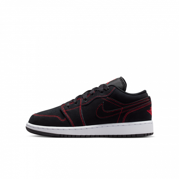 Air Jordan 1 Low kinderschoenen - Zwart - 553560-076
