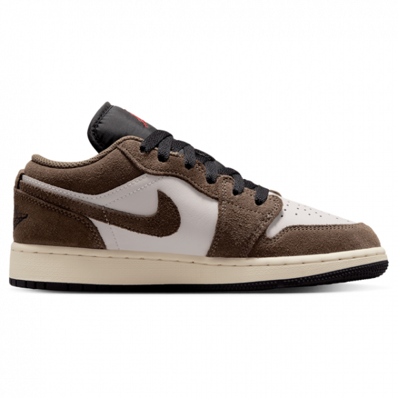 Jordan AJ1 Low - Sneakers Enfant - Marron - Pointure 36 - Cuir - 553560-200