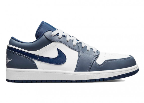 Jordan 1 Low Slate Blue Navy - 553560-414