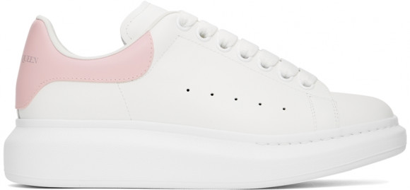 Alexander McQueen White & Pink Oversized Sneakers - 553680WHGP59657