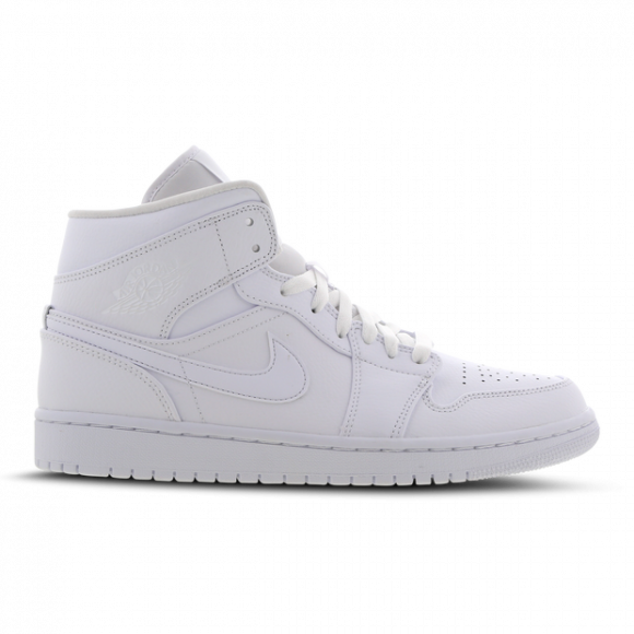 Air Jordan 1 Mid Shoes - White - 554724-136